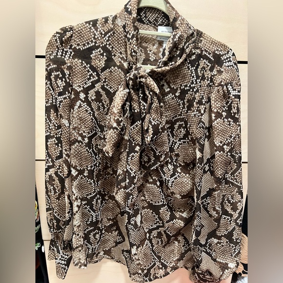 Altuzarra for Target snake print blouse size M - Picture 1 of 4